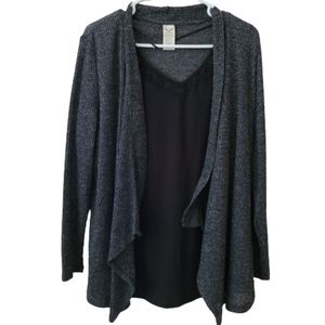 Faded Glory Layered Sweater Tank Top Set